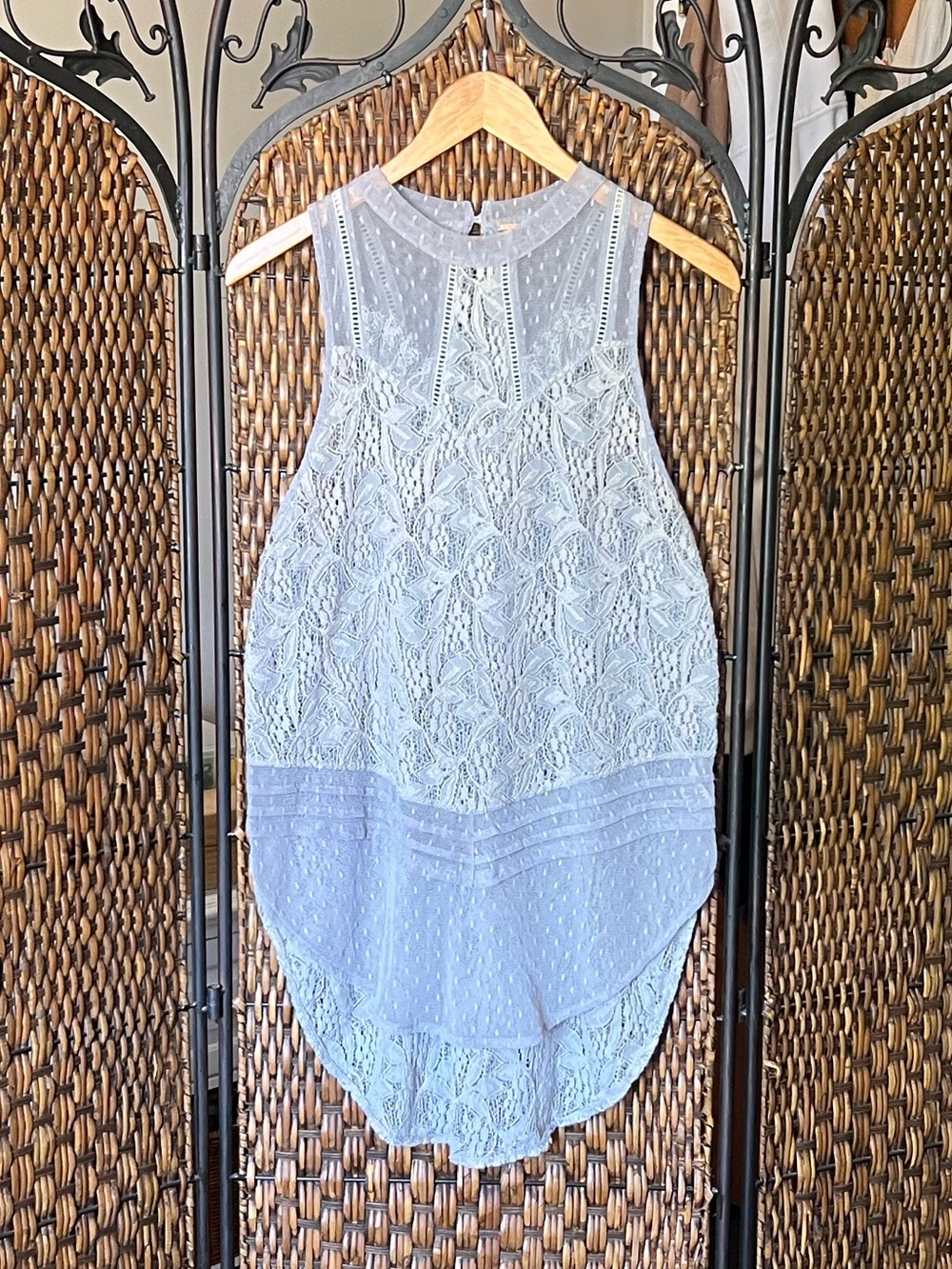 S Free People Lace Tank Top